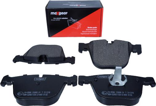 Maxgear 19-0590 - Bremžu uzliku kompl., Disku bremzes www.autospares.lv