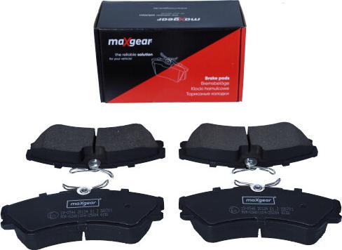 Maxgear 19-0546 - Bremžu uzliku kompl., Disku bremzes www.autospares.lv