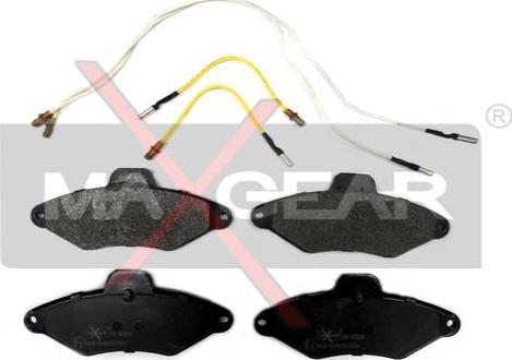 Maxgear 19-0559 - Bremžu uzliku kompl., Disku bremzes www.autospares.lv