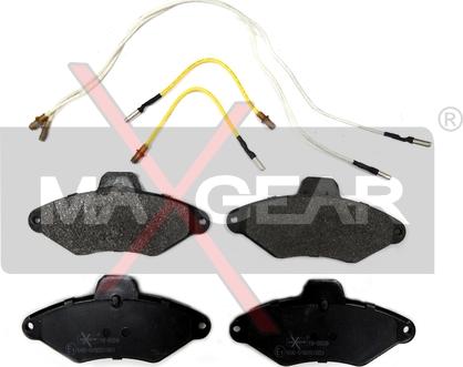 Maxgear 19-0559 - Bremžu uzliku kompl., Disku bremzes www.autospares.lv