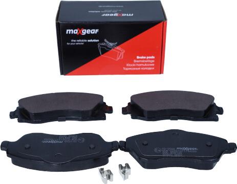 Maxgear 19-0566 - Тормозные колодки, дисковые, комплект www.autospares.lv