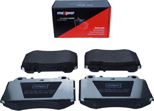 Maxgear 19-0500 - Bremžu uzliku kompl., Disku bremzes autospares.lv