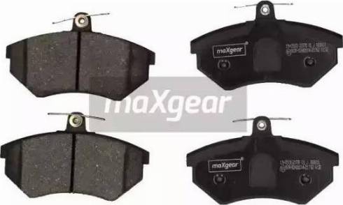 Maxgear 19-0503 - Тормозные колодки, дисковые, комплект www.autospares.lv