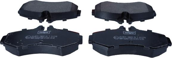 Maxgear 19-0571 - Brake Pad Set, disc brake www.autospares.lv