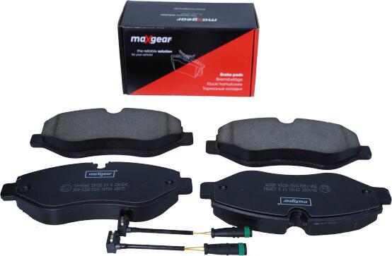 Maxgear 19-0666 - Bremžu uzliku kompl., Disku bremzes www.autospares.lv