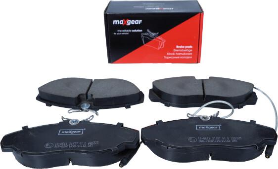 Maxgear 19-0611 - Bremžu uzliku kompl., Disku bremzes www.autospares.lv