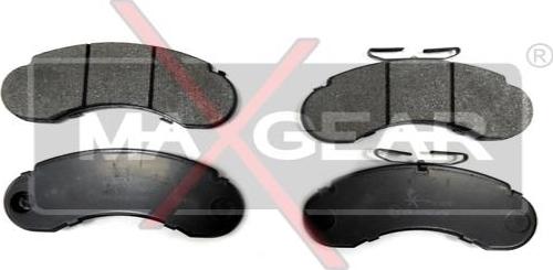 Maxgear 19-0612 - Bremžu uzliku kompl., Disku bremzes www.autospares.lv