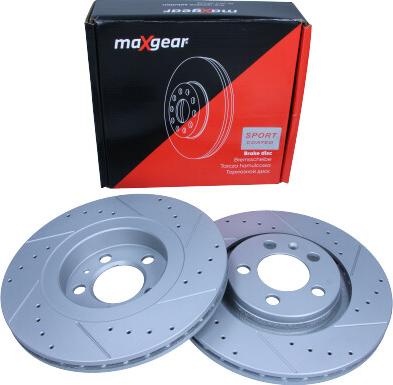 Maxgear 19-0682SPORT - Тормозной диск www.autospares.lv