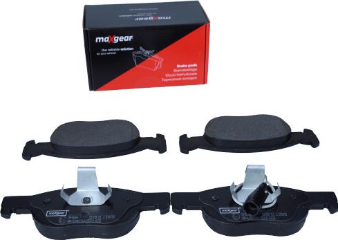 Maxgear 19-0626 - Тормозные колодки, дисковые, комплект www.autospares.lv