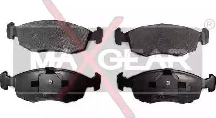 Maxgear 19-0628 - Тормозные колодки, дисковые, комплект www.autospares.lv