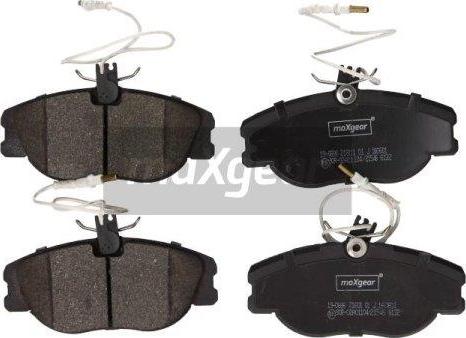 Maxgear 19-0896 - Brake Pad Set, disc brake www.autospares.lv