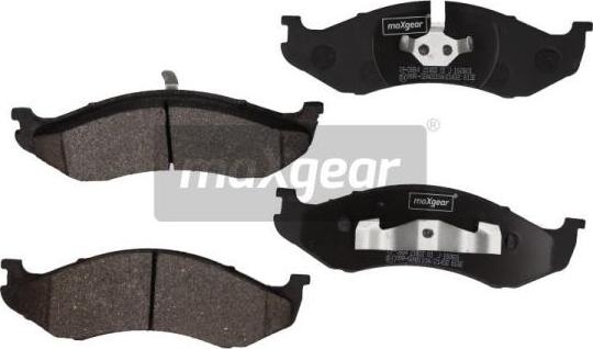 Maxgear 19-0884 - Bremžu uzliku kompl., Disku bremzes www.autospares.lv