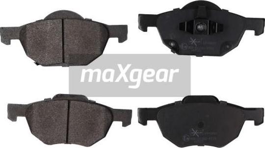 Maxgear 19-0881 - Тормозные колодки, дисковые, комплект www.autospares.lv