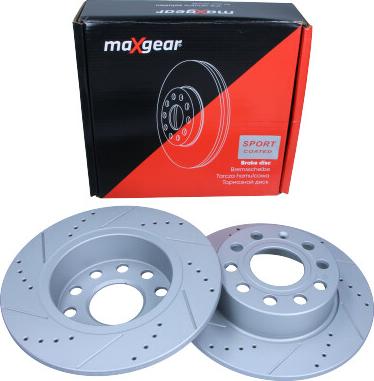 Maxgear 19-0839SPORT - Brake Disc www.autospares.lv