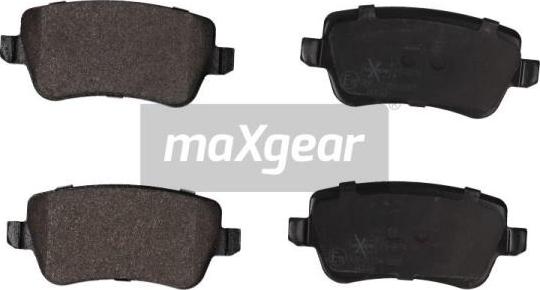 Maxgear 19-0874 - Тормозные колодки, дисковые, комплект www.autospares.lv