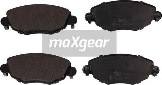 Maxgear 19-0876 - Brake Pad Set, disc brake www.autospares.lv