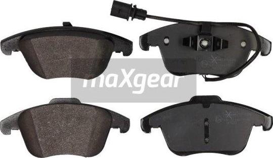 Maxgear 19-1996 - Тормозные колодки, дисковые, комплект www.autospares.lv