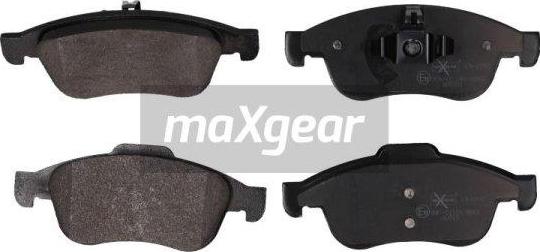 Maxgear 19-1992 - Bremžu uzliku kompl., Disku bremzes www.autospares.lv