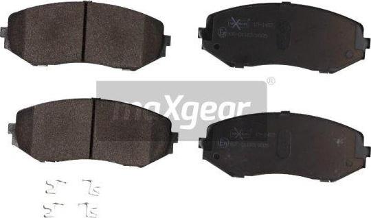 Maxgear 19-1457 - Тормозные колодки, дисковые, комплект www.autospares.lv