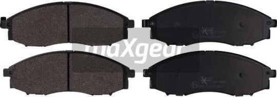 Maxgear 19-1408 - Bremžu uzliku kompl., Disku bremzes www.autospares.lv