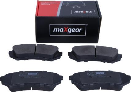 Maxgear 19-1402 - Bremžu uzliku kompl., Disku bremzes www.autospares.lv