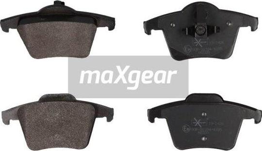 Maxgear 19-1426 - Bremžu uzliku kompl., Disku bremzes www.autospares.lv