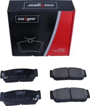 Maxgear 19-1421 - Bremžu uzliku kompl., Disku bremzes www.autospares.lv