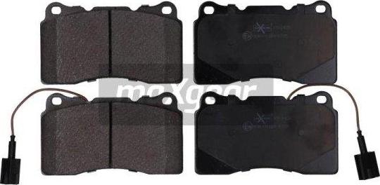 Maxgear 19-1428 - Bremžu uzliku kompl., Disku bremzes www.autospares.lv