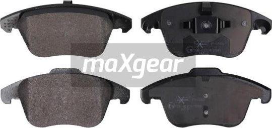 Maxgear 19-1550 - Тормозные колодки, дисковые, комплект www.autospares.lv