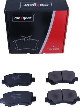 Maxgear 19-1510 - Bremžu uzliku kompl., Disku bremzes www.autospares.lv