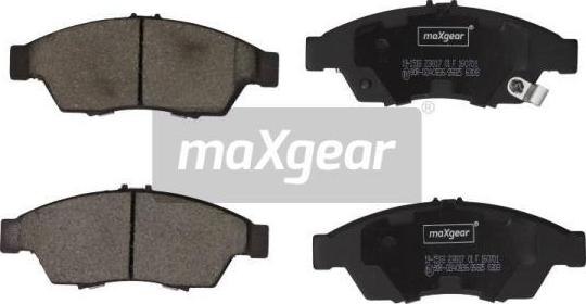 Maxgear 19-1518 - Brake Pad Set, disc brake www.autospares.lv