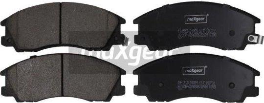 Maxgear 19-1513 - Тормозные колодки, дисковые, комплект www.autospares.lv