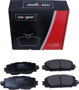 Maxgear 19-1537 - Bremžu uzliku kompl., Disku bremzes autospares.lv