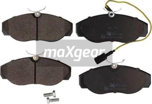 Maxgear 19-1085 - Brake Pad Set, disc brake www.autospares.lv