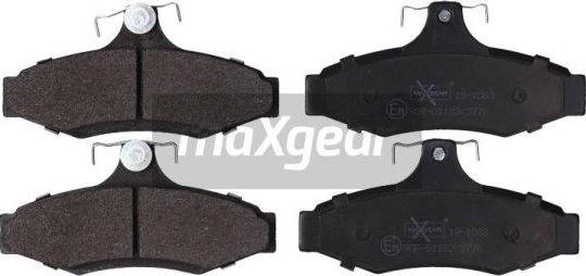 Maxgear 19-1083 - Тормозные колодки, дисковые, комплект www.autospares.lv