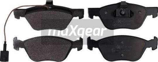 Maxgear 19-1075 - Тормозные колодки, дисковые, комплект www.autospares.lv