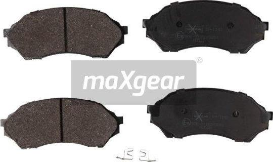 Maxgear 19-1142 - Bremžu uzliku kompl., Disku bremzes www.autospares.lv