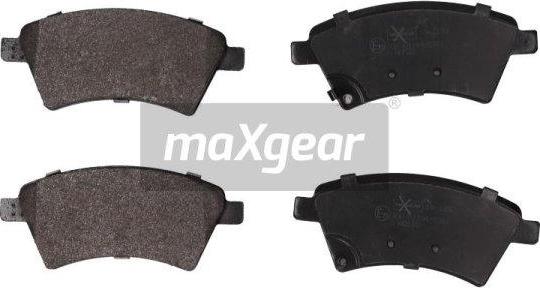 Maxgear 19-1150 - Тормозные колодки, дисковые, комплект www.autospares.lv