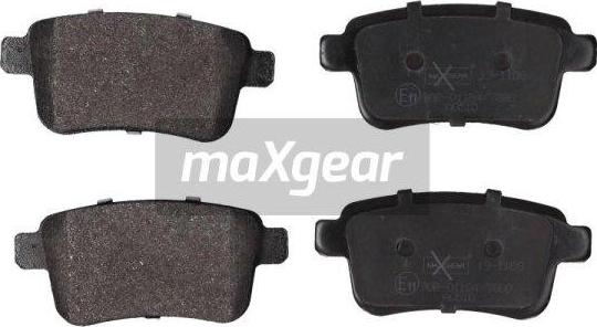 Maxgear 19-1108 - Brake Pad Set, disc brake www.autospares.lv