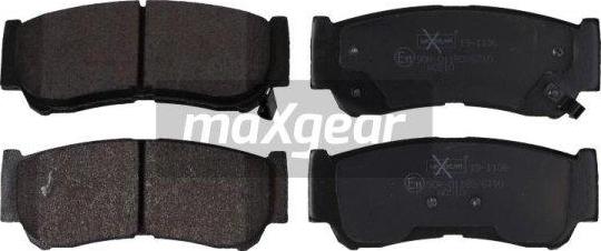 Maxgear 19-1136 - Brake Pad Set, disc brake www.autospares.lv