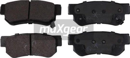 Maxgear 19-1130 - Тормозные колодки, дисковые, комплект www.autospares.lv