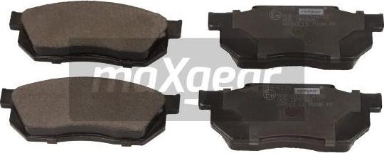 Maxgear 19-1125 - Тормозные колодки, дисковые, комплект www.autospares.lv