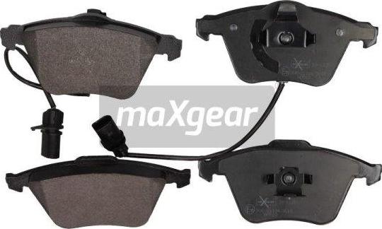 Maxgear 19-1120 - Тормозные колодки, дисковые, комплект www.autospares.lv