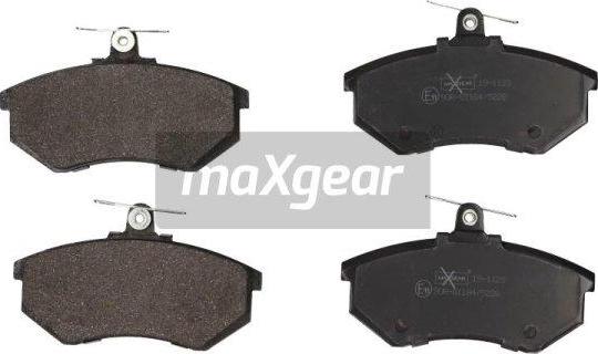 Maxgear 19-1123 - Тормозные колодки, дисковые, комплект www.autospares.lv