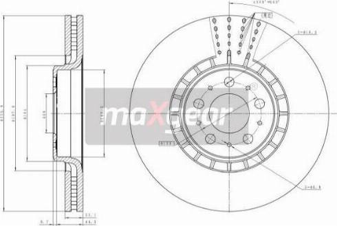 Maxgear 19-1835MAX - Bremžu diski www.autospares.lv