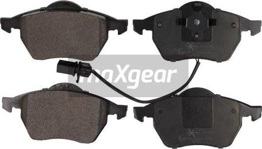 Maxgear 19-1820 - Тормозные колодки, дисковые, комплект www.autospares.lv