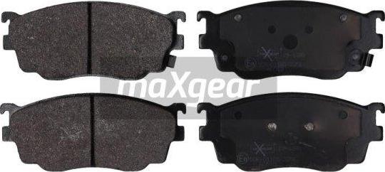 Maxgear 19-1398 - Тормозные колодки, дисковые, комплект www.autospares.lv