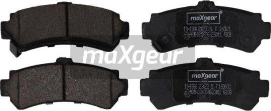 Maxgear 19-1386 - Тормозные колодки, дисковые, комплект www.autospares.lv