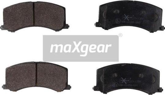 Maxgear 19-1388 - Тормозные колодки, дисковые, комплект www.autospares.lv