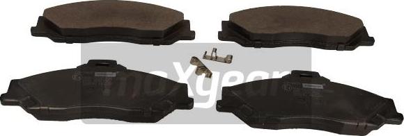 Maxgear 19-3409 - Bremžu uzliku kompl., Disku bremzes www.autospares.lv